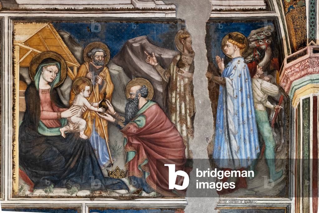 Detail of one wall: Epiphany, 1424