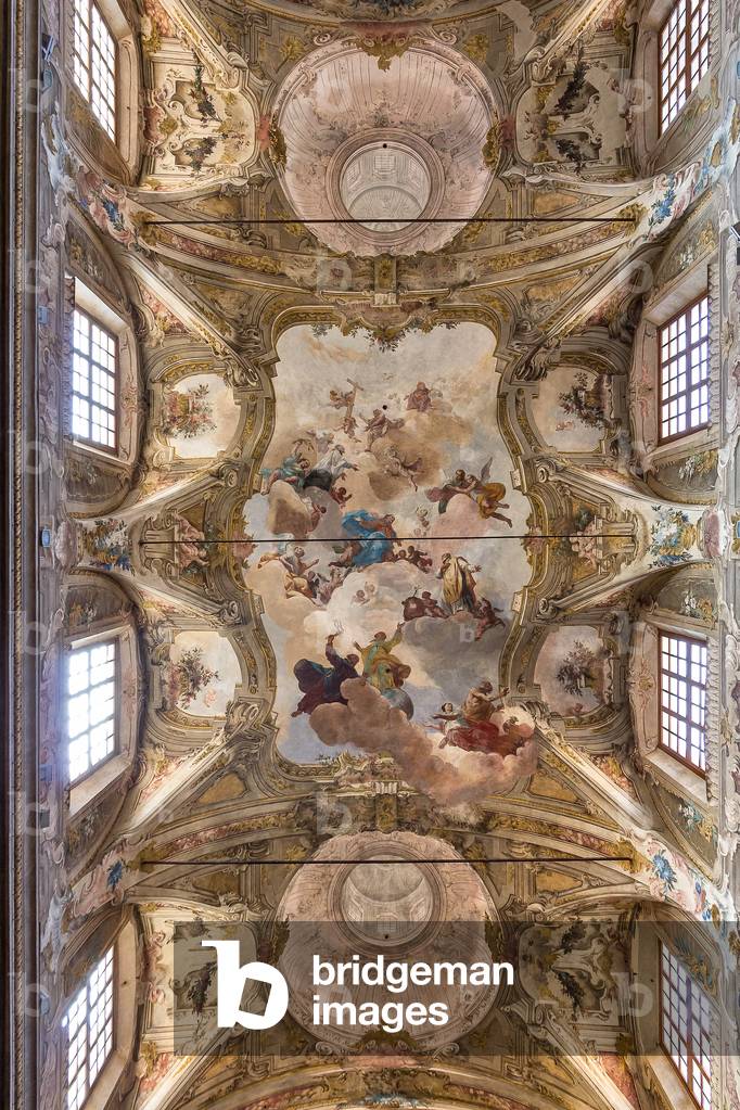 View of the vault with frescoe of the Teatini Room (fresco)