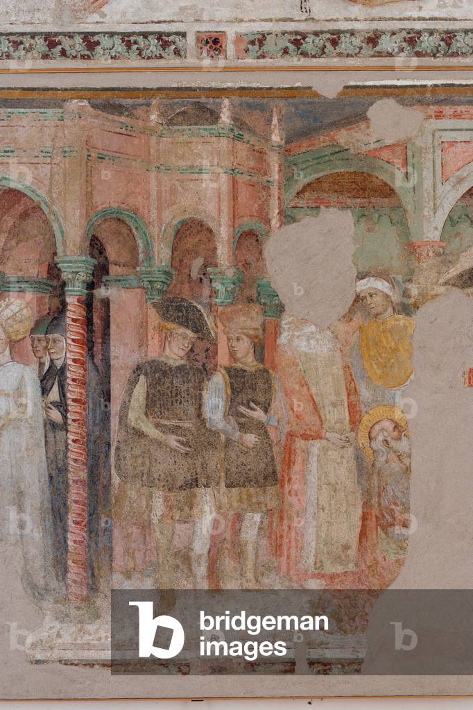 Detail from Stories of St. John the Evangelist (fresco) (detail of 3707571)