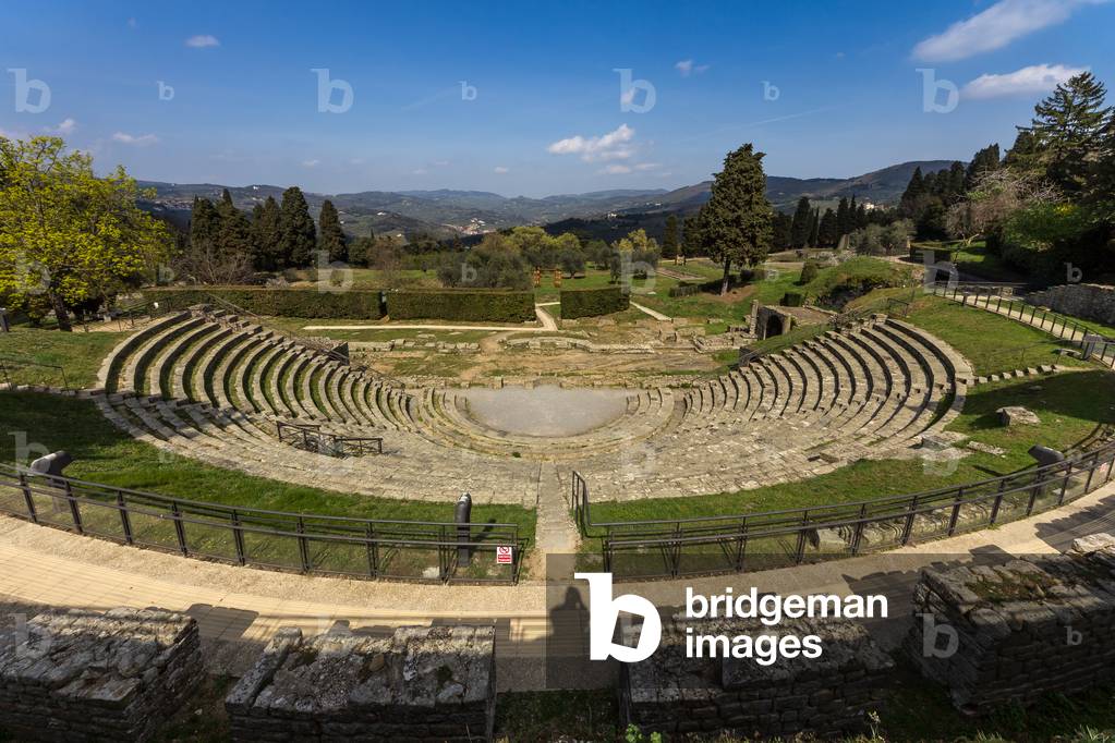 Roman Theatre, Fiesole, Tuscany, Italy (photo)