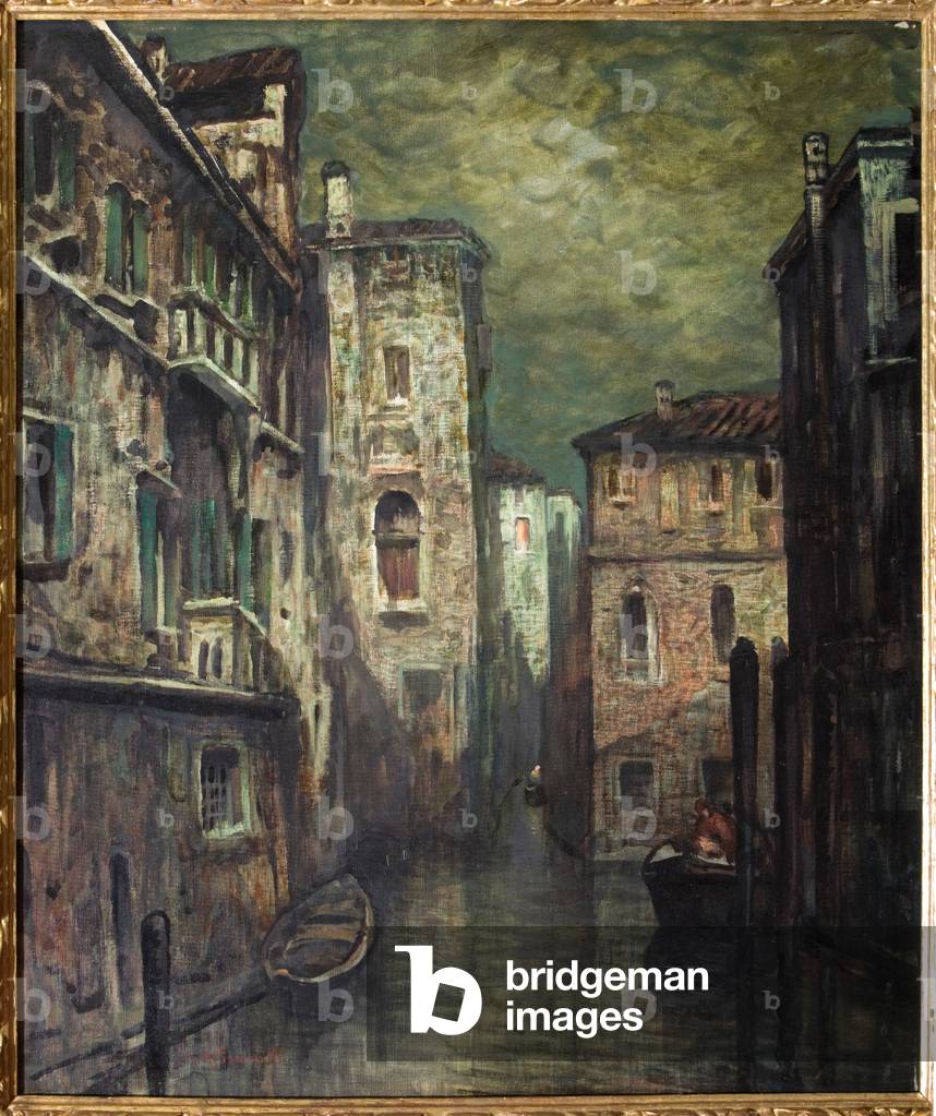 Rio dell'Olio (oil on canvas)