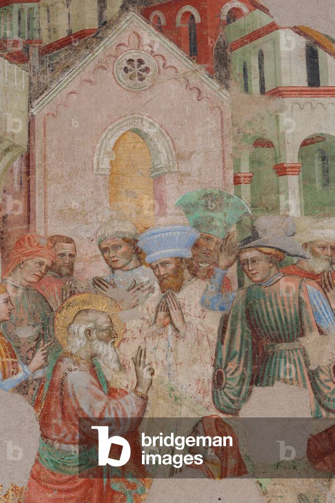 St. john, detail from Stories of St. John the Evangelist (fresco) (detail of 3707571)