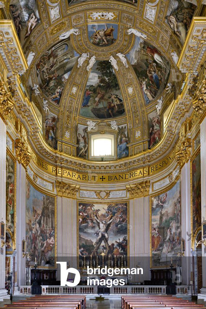 View of the apse, Sant'Andrea della Valle, Rome, Italy (photo)