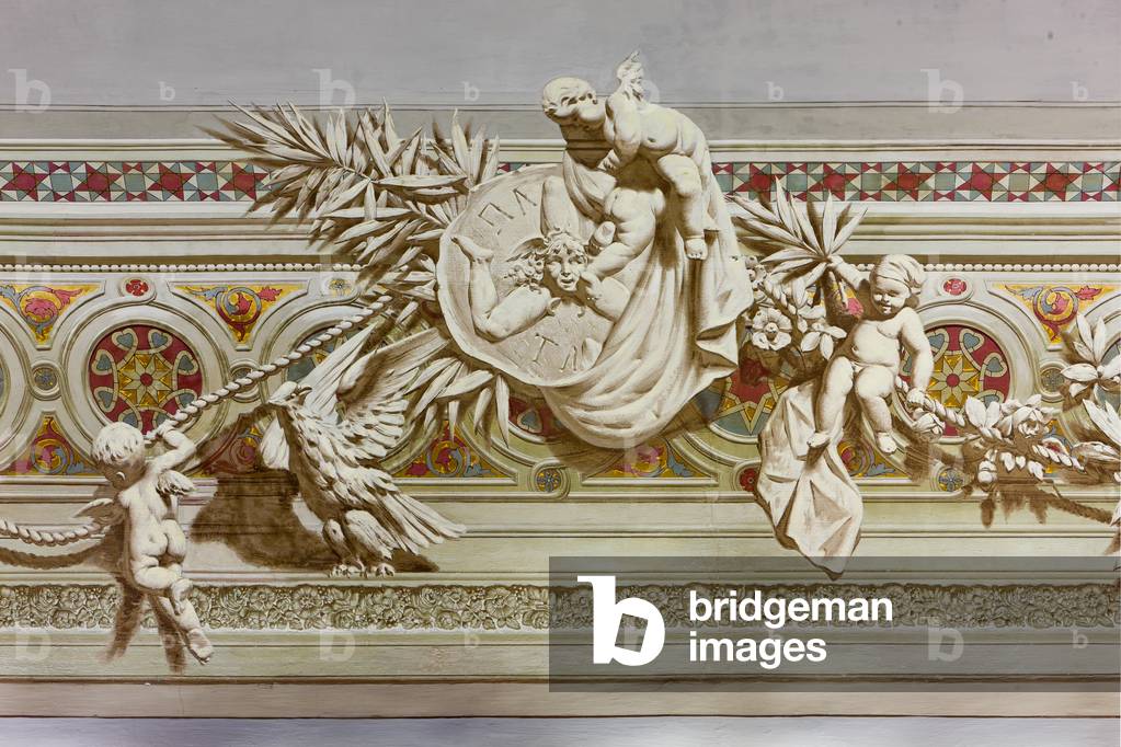 Symbol of the three legs of Trinacria, 1901 (fresco)