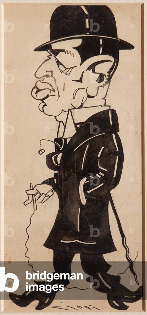 Mr Cavallini (black ink on paper)