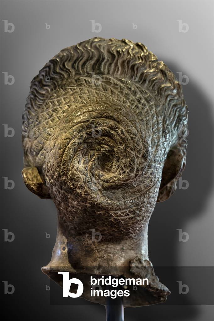 Portrait of a woman belonging to the Flavi family, second half of the first century AD (bronze)