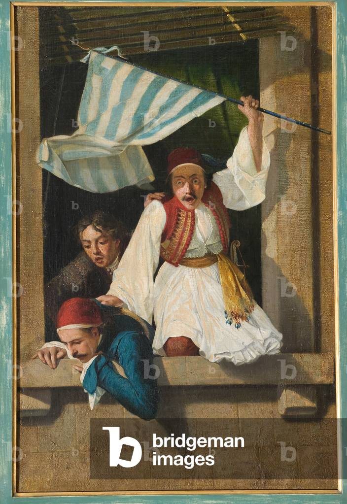 Scene of the Greek Revolution (oil on canvas)