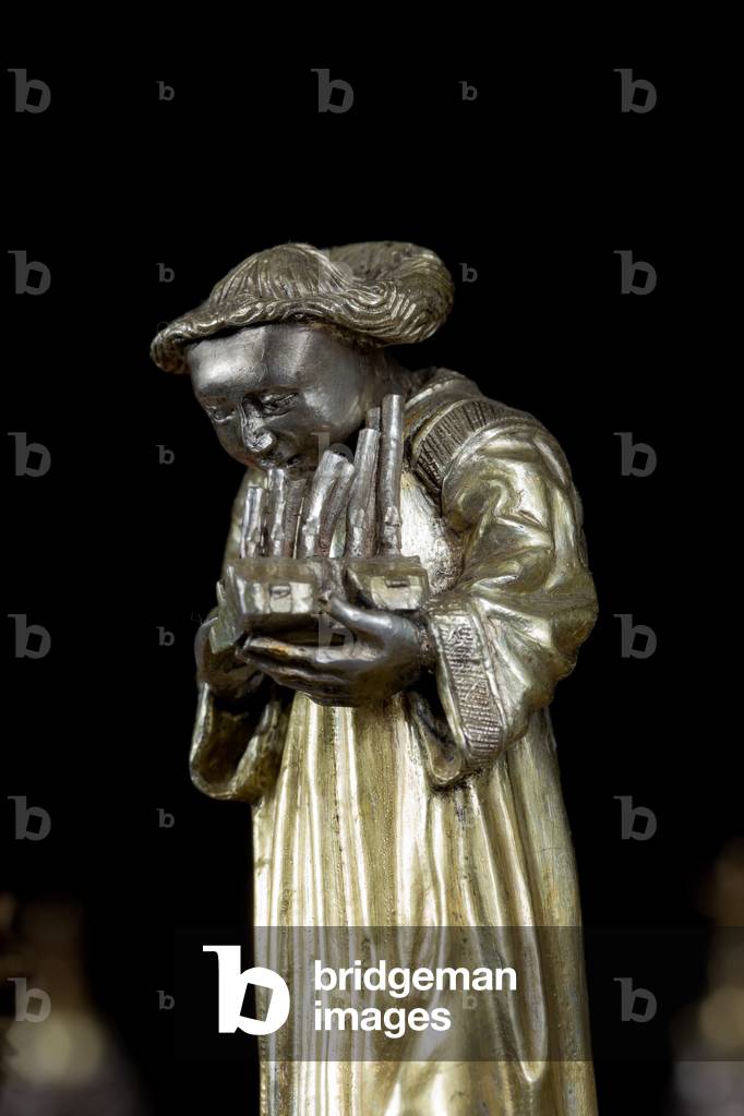 Genoa, Museum of the Treasury of the Cathedral of San Lorenzo: the Ark processional Ash St John the BaptiSt The Ark was commissioned by the Priors Chapel and was built by Teramo Danieli and Simone Caldera, 1438 - 1445, embossed silver, cast, gilt and enamels