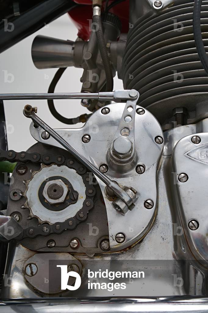Classic Motorbike Gilera Saturno Sanremo, Engine (photo)