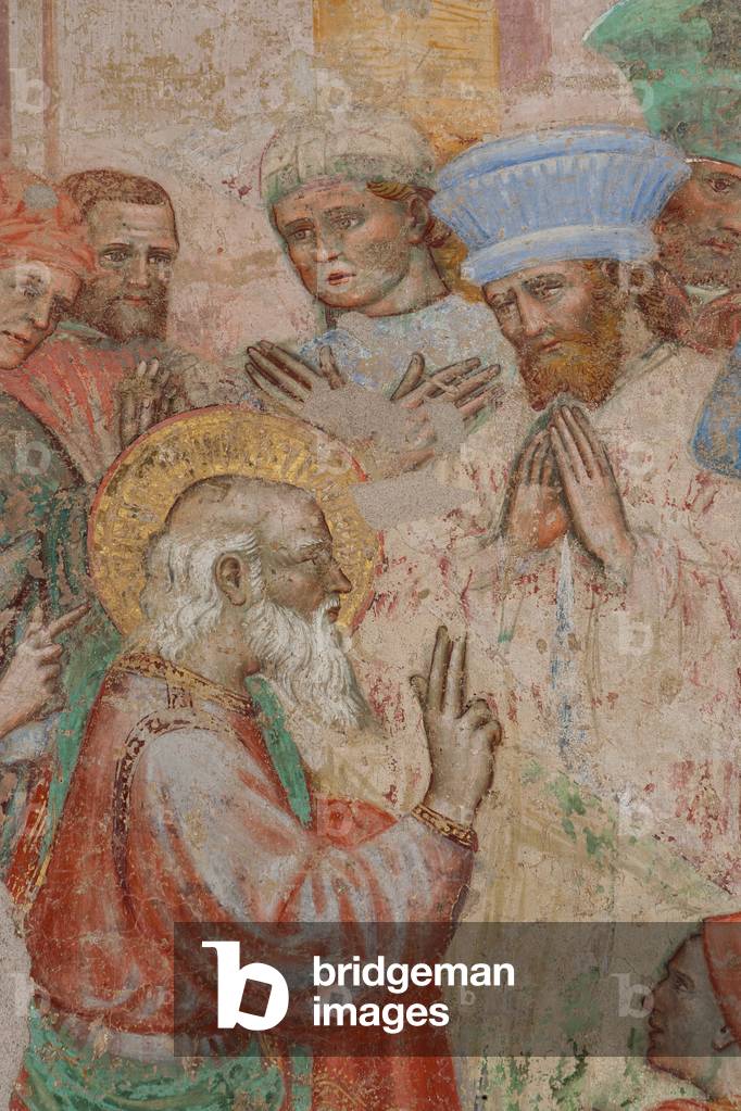 St. John, detail from Stories of St. John the Evangelist (fresco) (detail of 3707571)