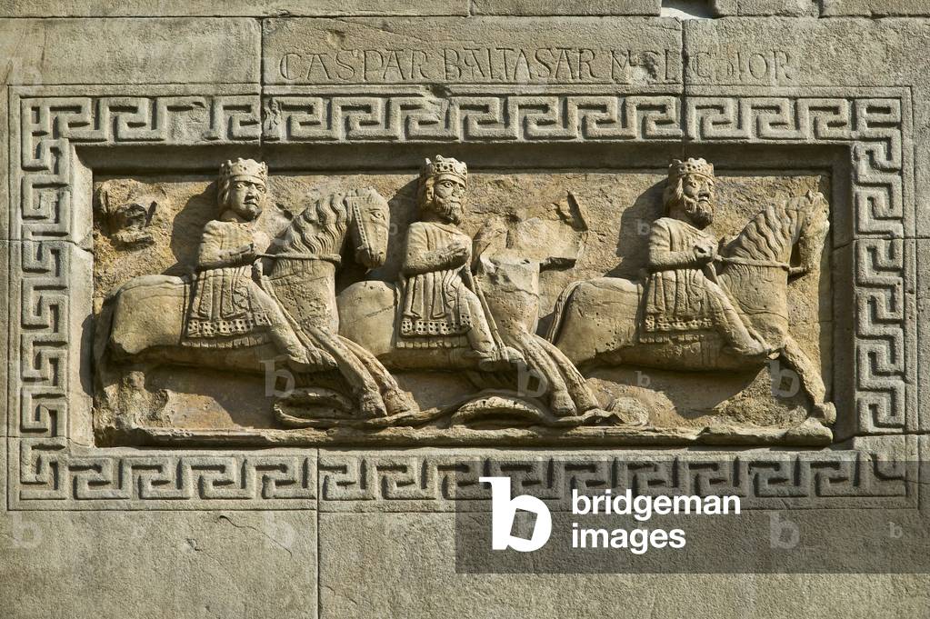 Procession of the Magi on horseback