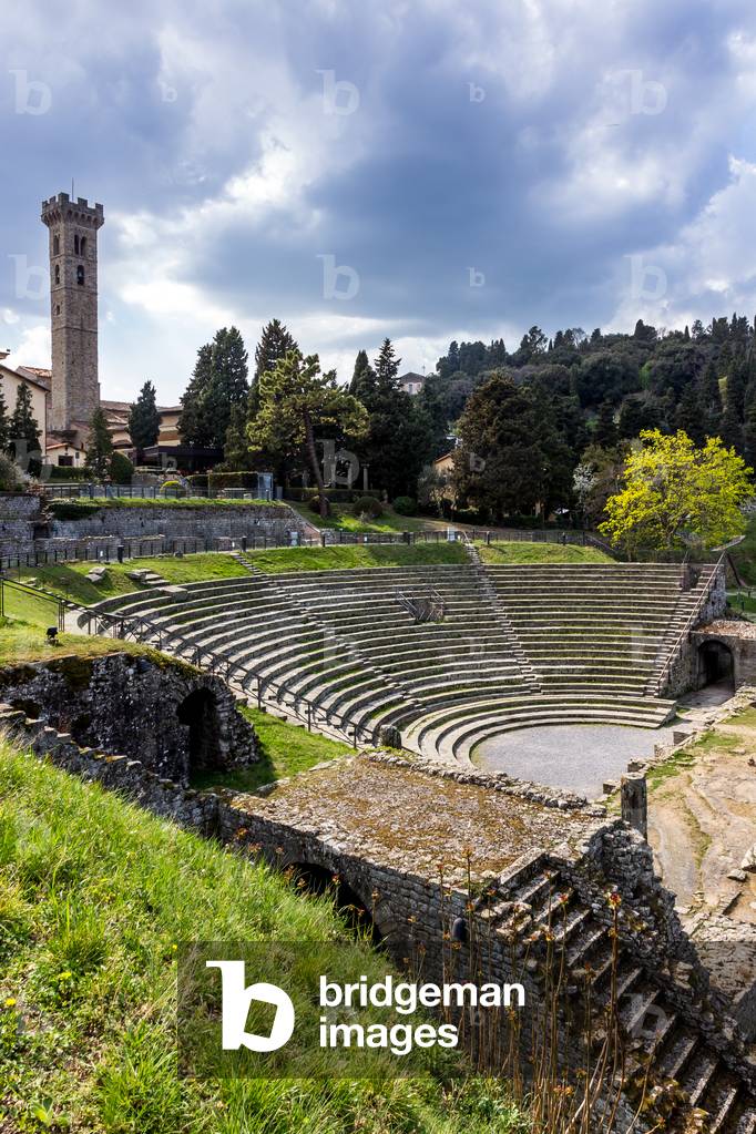 Roman Theatre, Fiesole, Tuscany, Italy (photo)