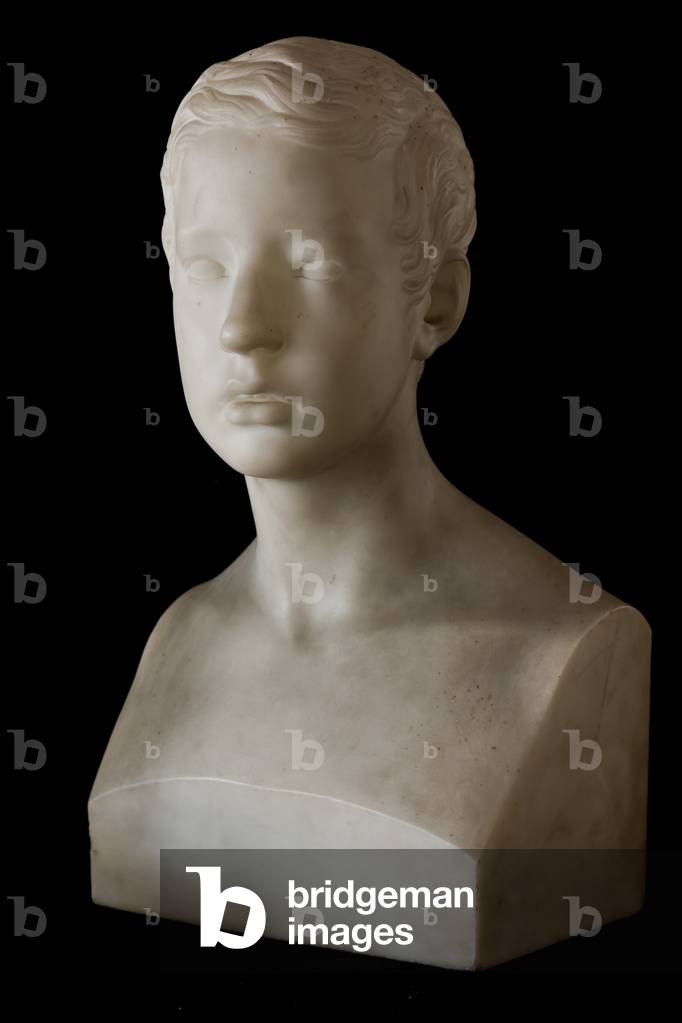 Bust of Prince Francis of Austria-Este, 1835 (Carrara marble)