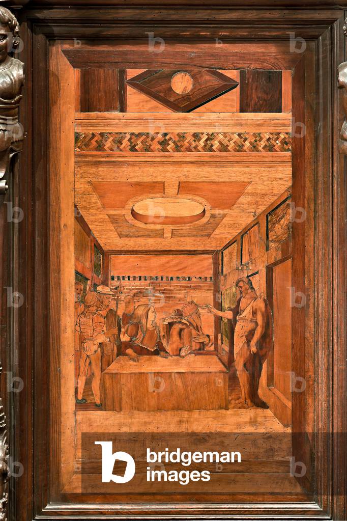 Genoa, Duomo (St Lawrence Cathedral), inside, apse, choir, North side: 