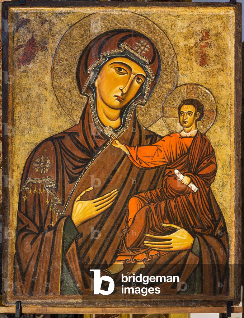 Madonna Odigitria (Virgin and Child), also called Madonna Bruna, mid-13th century