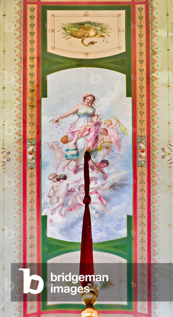Allegory of Spring , vault of The Gregorietti Room (the room beside the Pompeiana Room) (fresco)