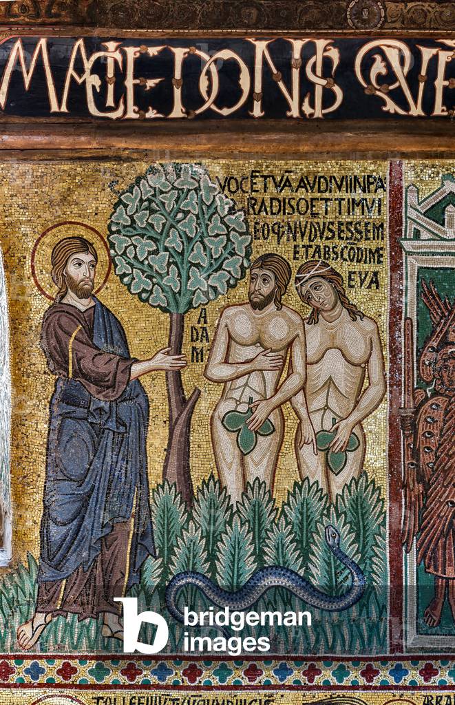 The Palatine Chapel (Basilica), cycle of mosaics on the Old Testament, cycle of the Creation: 
