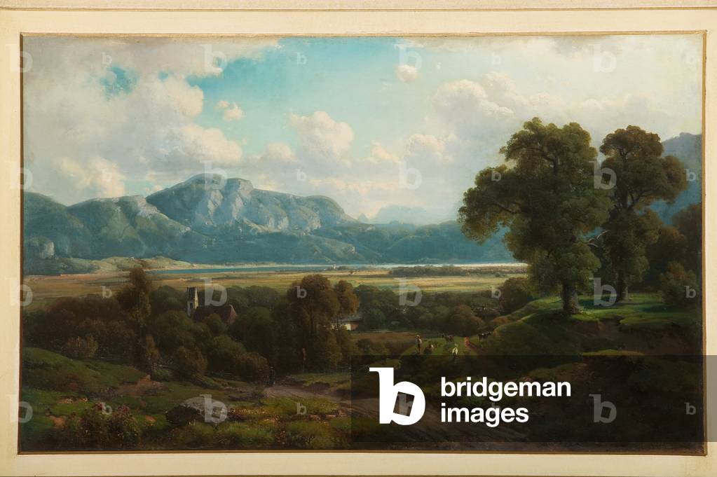 Archaic Landscape (oil on panel)