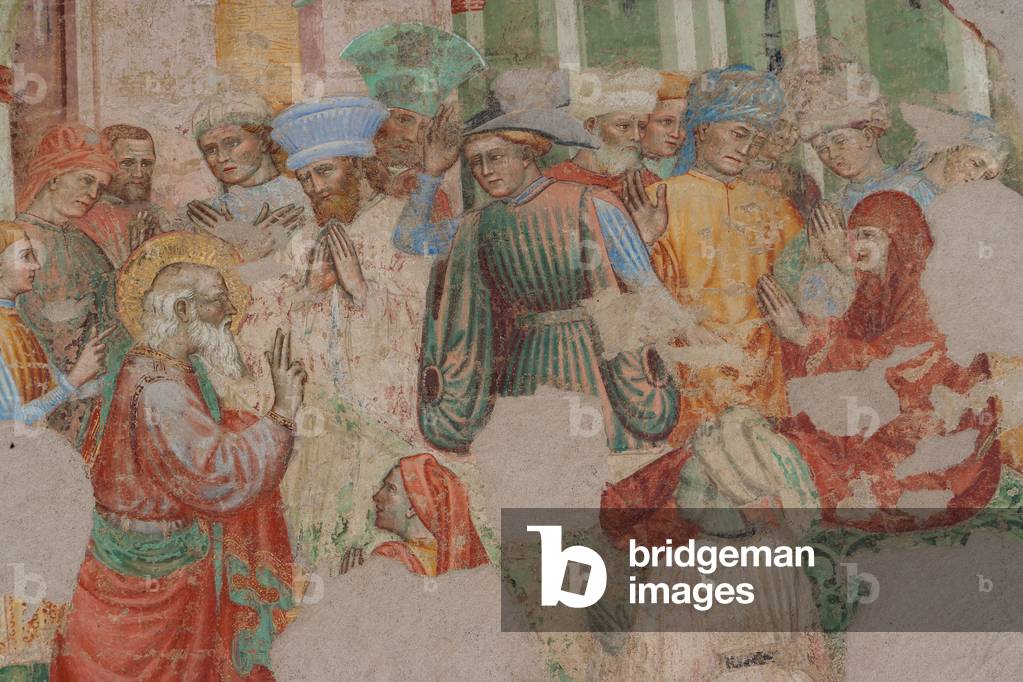 Detail of the Stories of St. John the evangelist (fresco)