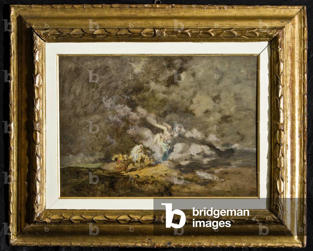 Escape to Egypt (oil on plywood)