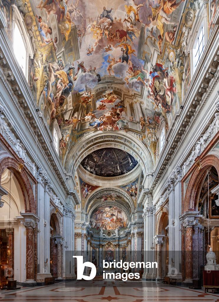 View of the nave, Church of Sant' Ignazio, Rome, Italy (photo)