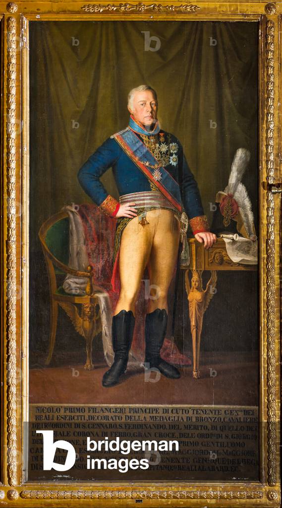 Portrait of Nicolo Filangeri, General Lieutenantof the Kingdom (oil on canvas)