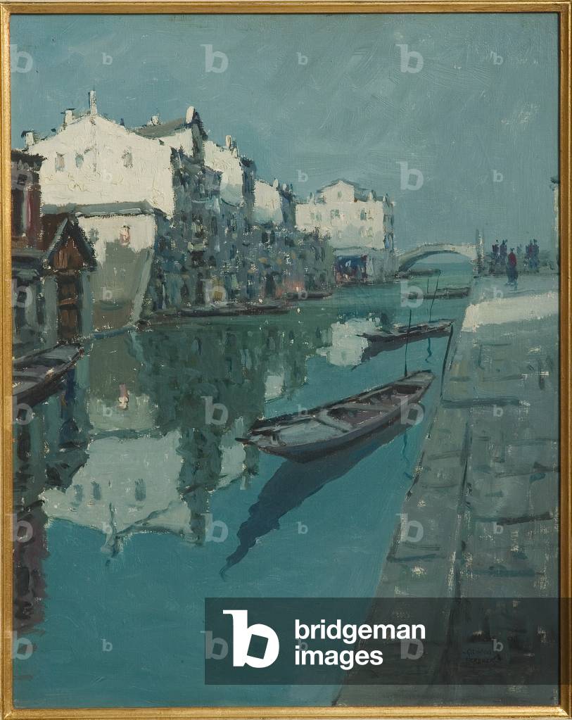 Canal in Venice (oil painting)