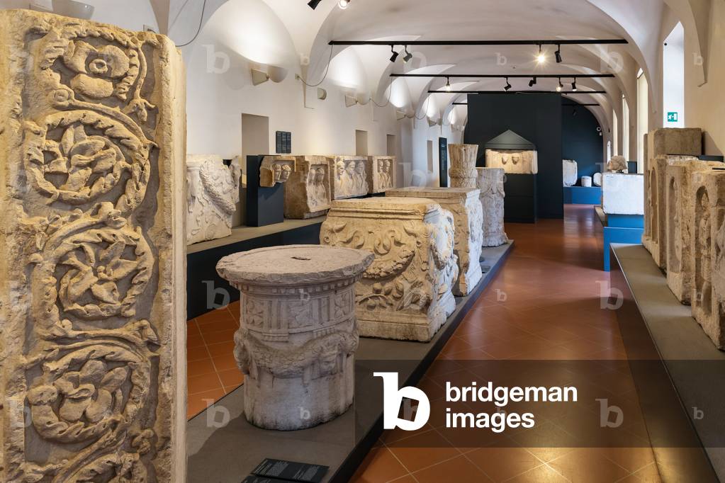 A room displaying Roman finds
