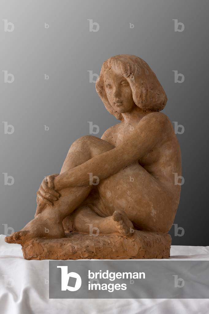 Sitting Girl (earthenware)