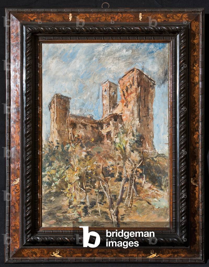 The Castle of Maranello (oil on plywood)