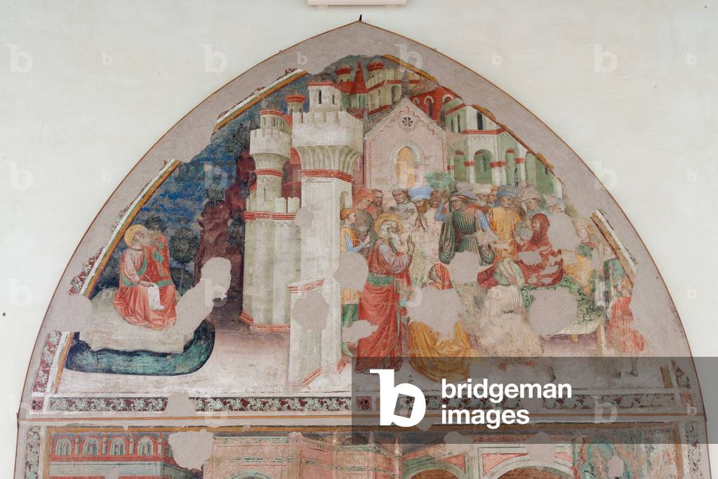 Detail from Stories of St. John the Evangelist (fresco) (detail of 3707571)