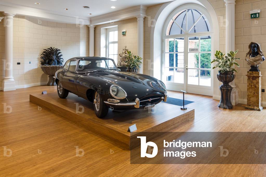 Fontanellato, Labirinto della Masone, Franco Maria Ricci Art Collection: the room with the Jaguar E-Type,  (photo)
