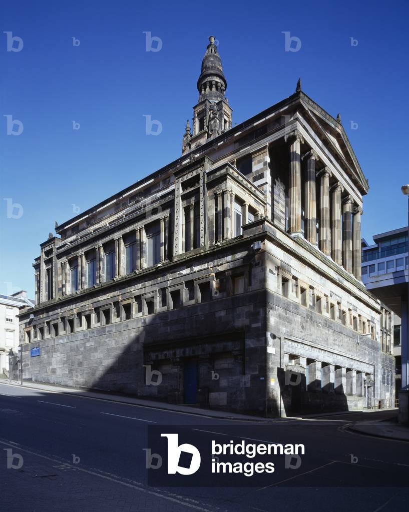 View towards south and west facing elevations of St Vincent Street Church, Glasgow  (photo)