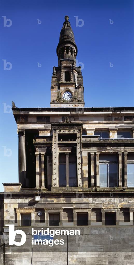 Exterior view of west facing elevation of St Vincent Street Church, Glasgow (photo)