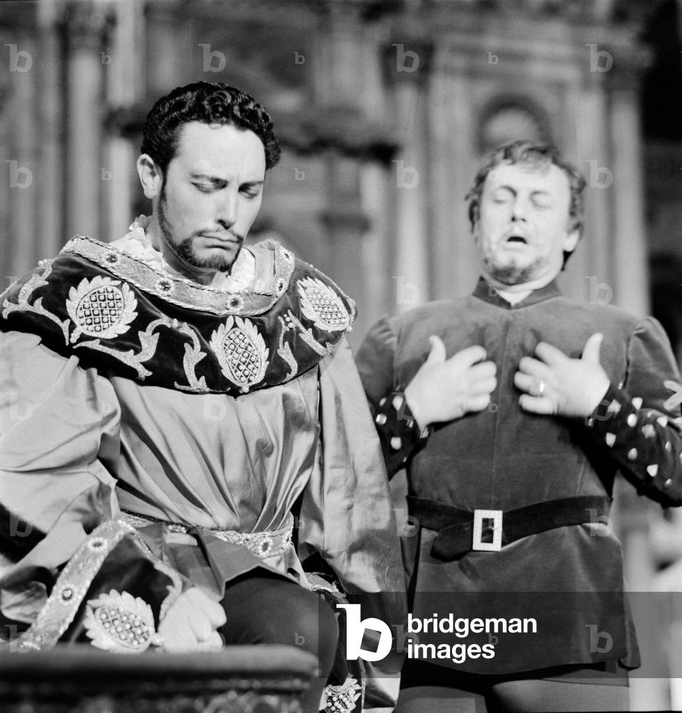 TEATRO LA FENICE: OTELLO (Othello) - THE OPERA SINGERS MARIO DEL MONACO - PALAZZO DUCAL - VENICE - 1960