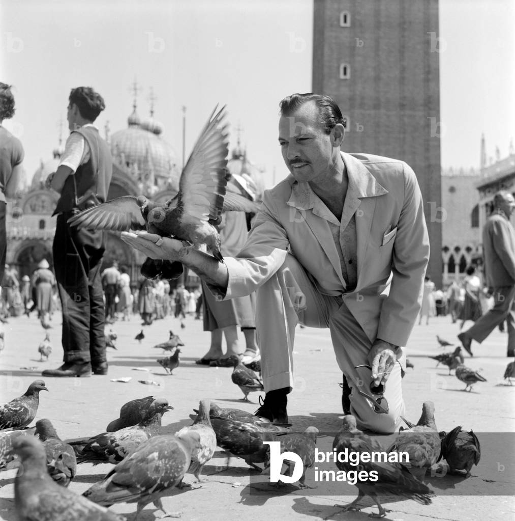 THE ACTOR ZACHARY SCOTT IN VENICE - 196?