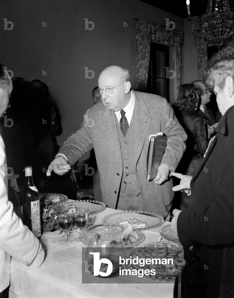 THE PLAYWRIGHT CYRIL CONNOLLY - VENICE (Bottle of Martini) - 1952