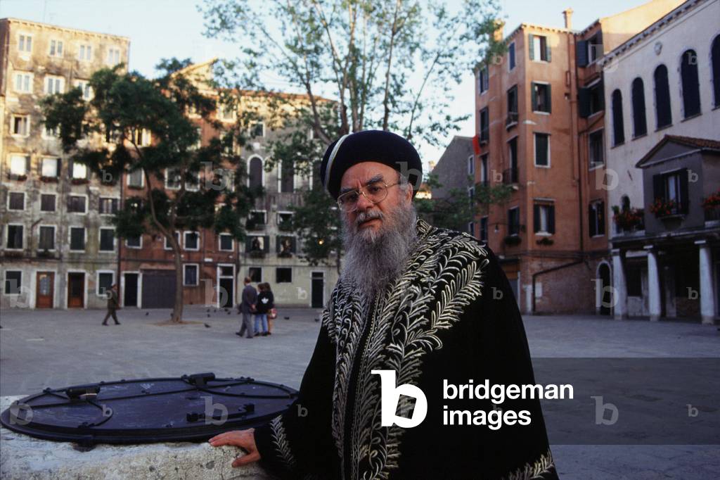 Immagine di Fotografia "Ritratto di Eliyahu Bakshi-Doron (Bakshi Doron) 1996 Ghetto di Venezia"
