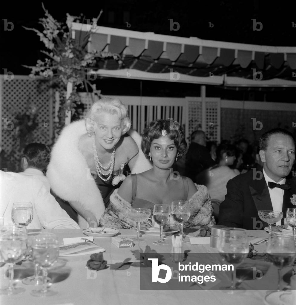 THE ACTRESS SOPHIA (sofia) LOREN IN VENICE - 1959