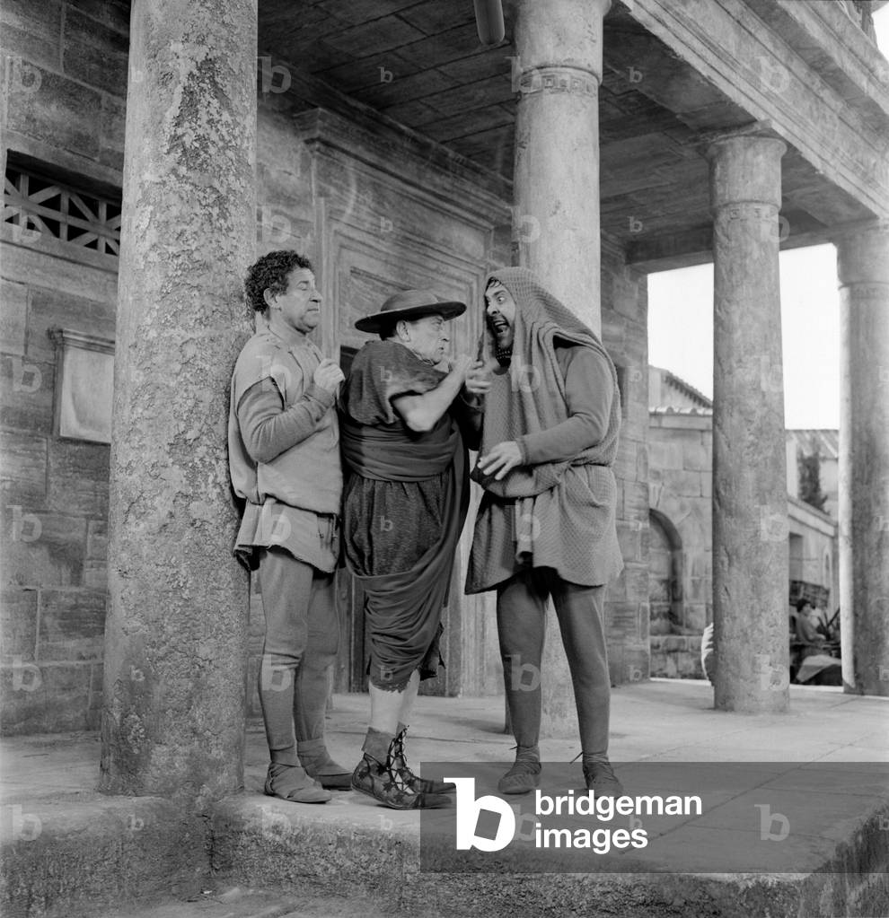 THE ACTOR AND DIRECTOR BUSTER KEATON ON THE SET OF THE MOVIE “A FUNNY THING HAPPED ON THE WAY TO THE FORUM” DIRECTED BY RICHARD LESTER - ROME - 1965