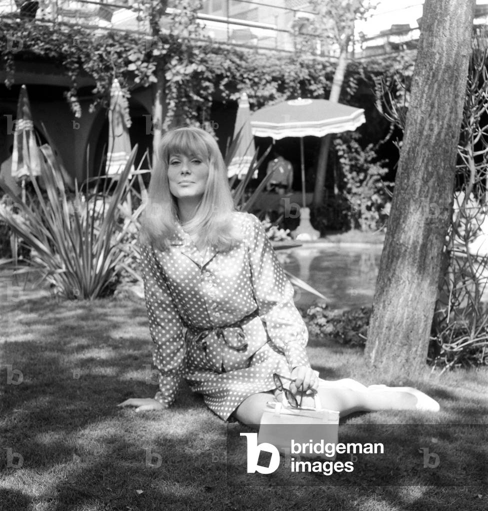French actress CATHERINE DENEUVE in Venice, 1966