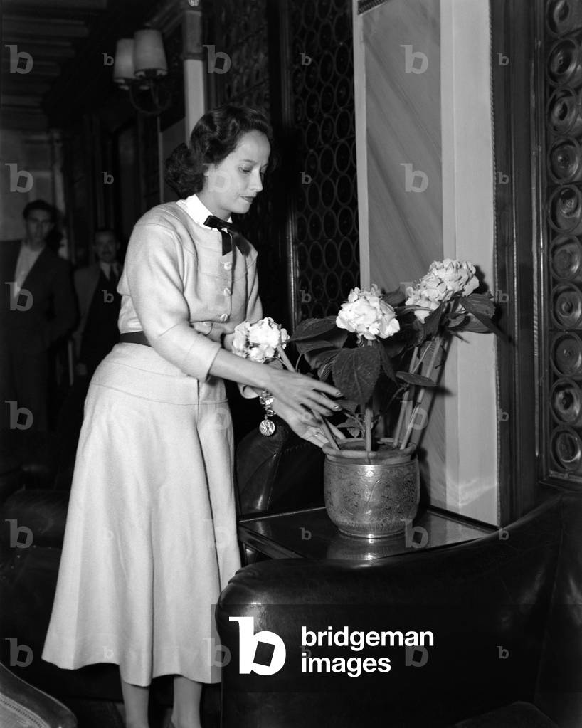 THE ACTRESS MERLE OBERON IN VENICE - 1948