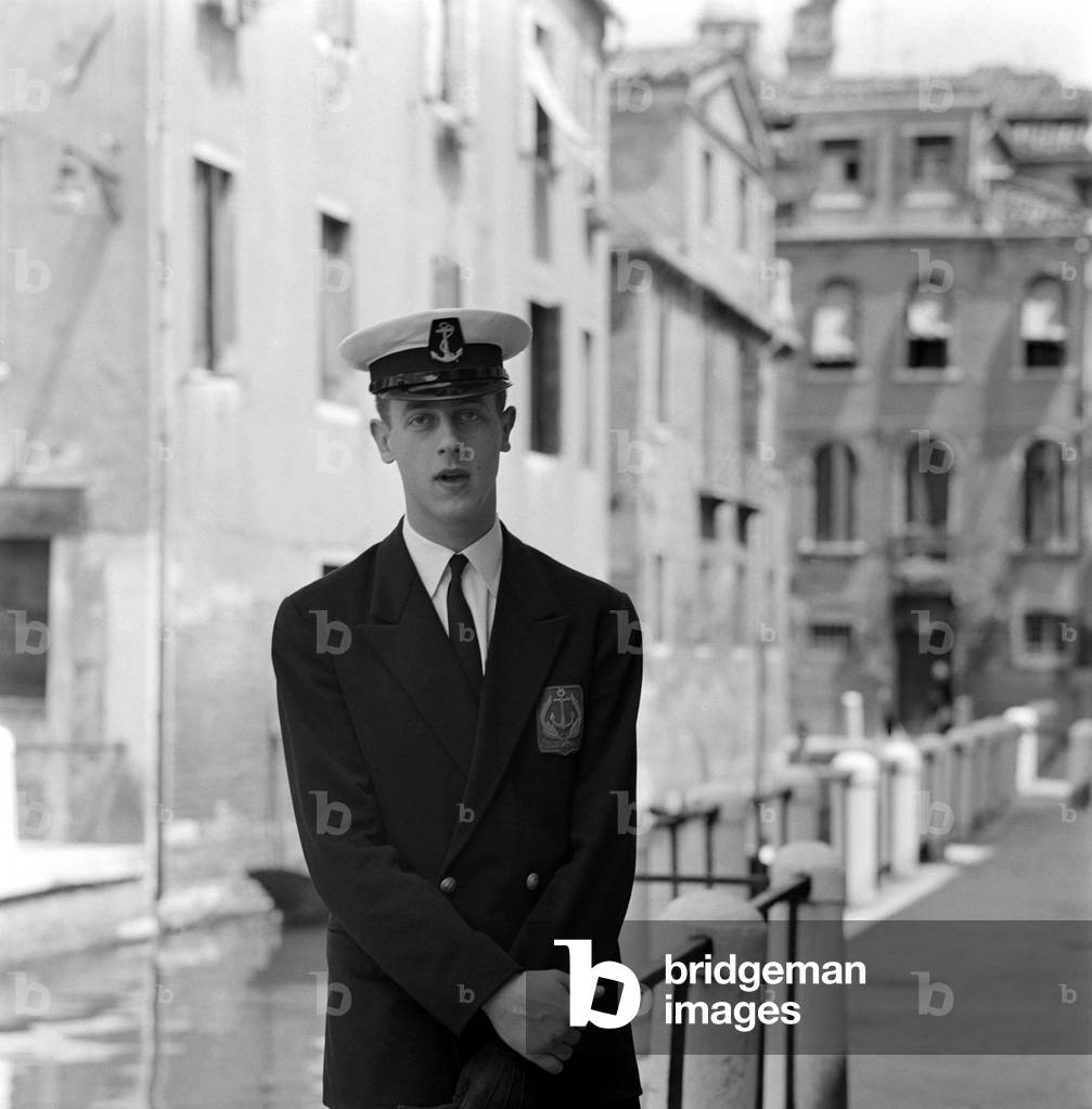 THE DUKE AMEDEO OF AOSTA (Aosta Savoy Aosta) IN VENICE - 1963