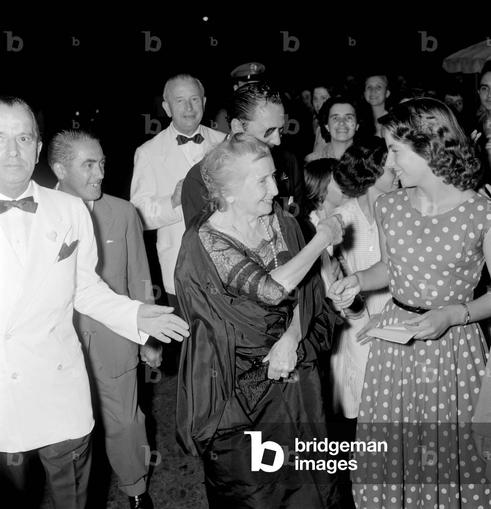 THE ACTRESS EMMA GRAMATICA AT XI INTERNATIONAL FILM FESTIVAL OF VENICE - 1950