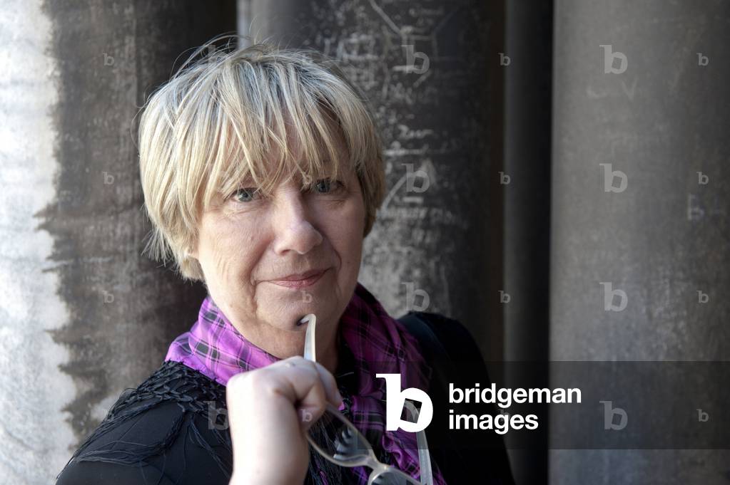 Portrait of the writer Ewa Lipska on 15/04/2011.