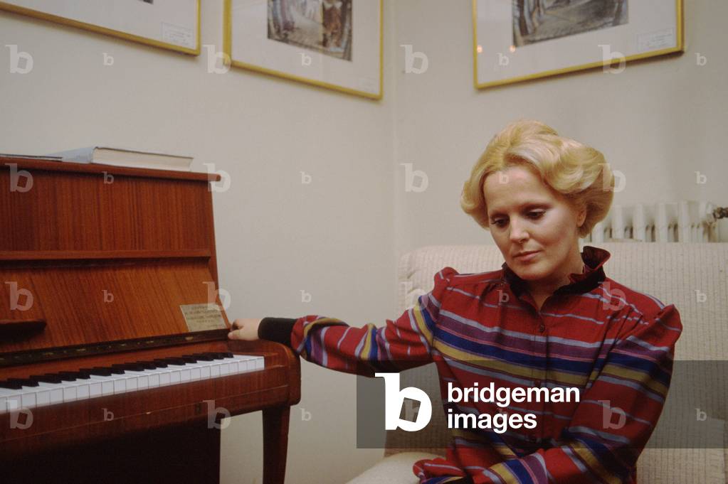 Portrait of singer Katia Ricciarelli in 1996