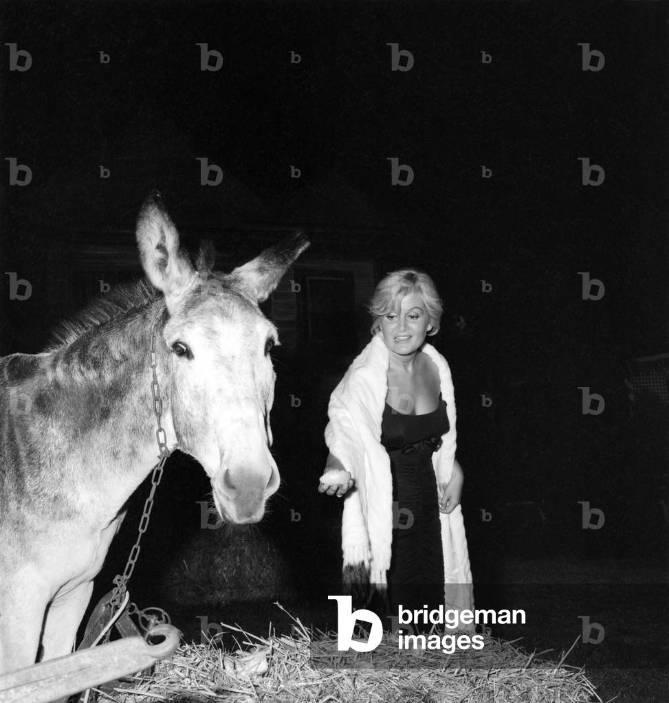 THE PAINTER NOVELLA PARIGINI AT VENICE LIDO - 1958