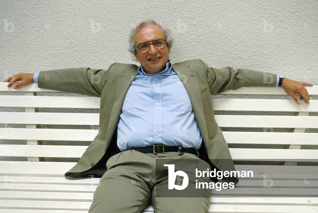 Portrait of Frank Owen (o) Gehry Architect Amžricano-Canadian