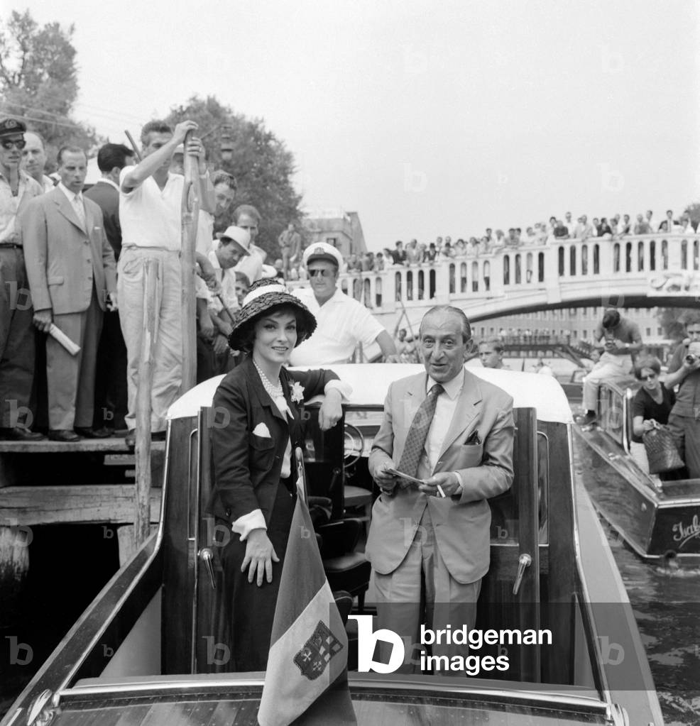 THE ACTRESS GINA LOLLOBRIGIDA IN VENICE - 1962