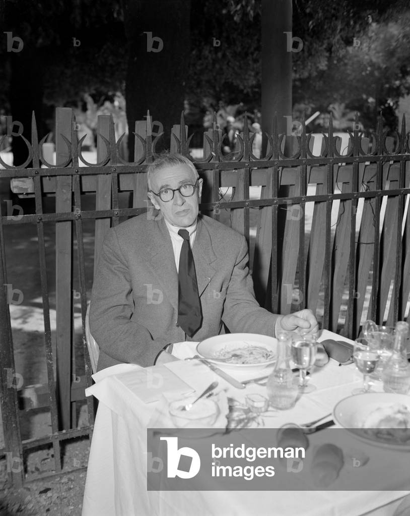 THE PAINTER GIORGIO MORANDI AT INTERNATIONAL ART EXHIBITION IN VENICE - 1948